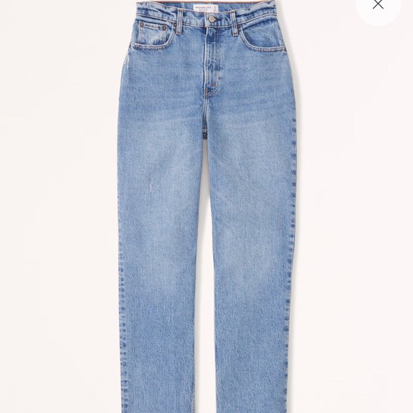 Abercrombie The 90's Straight Ultra High Rise Jean - Picture 1 of 5